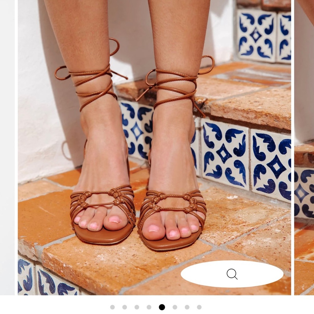 Brand new lace up heels